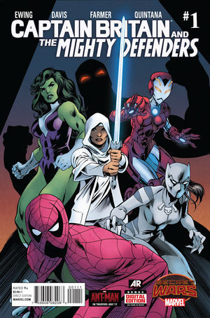 Cover Captain Britain and the Mighty Defenders #1